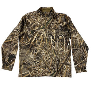 Under Armour Real Tree Camo Hoodie Sweatshirt Mens Size Medium Hunting Camping